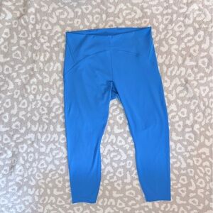 Lululemon InStill High Rise Crops Leggings Poolside Blue 14